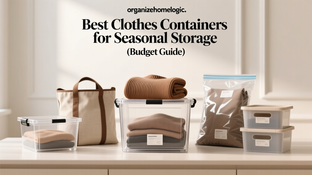 Best Clothes Containers for Seasonal Storage (Budget Guide)