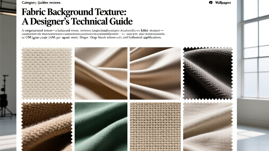 Fabric Background Texture: A Designer’s Technical Guide