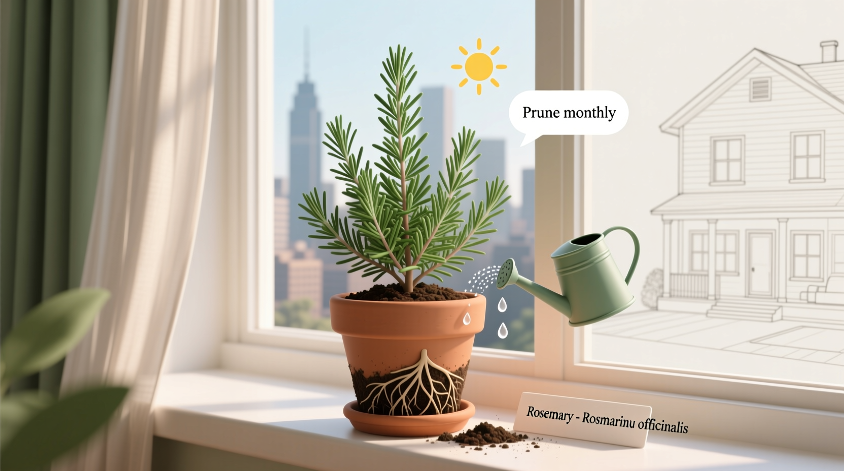 5 Tips to Grow Rosemary Indoors | TheHomeSprouts
