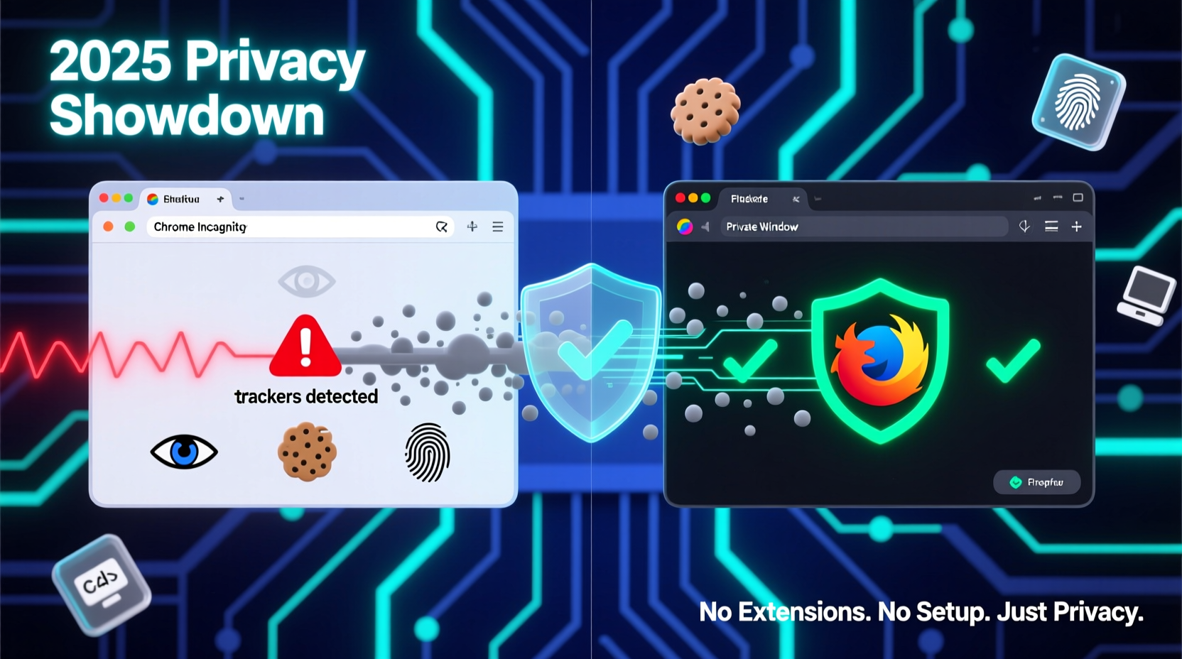 Chrome vs Firefox Private Browsing 2025