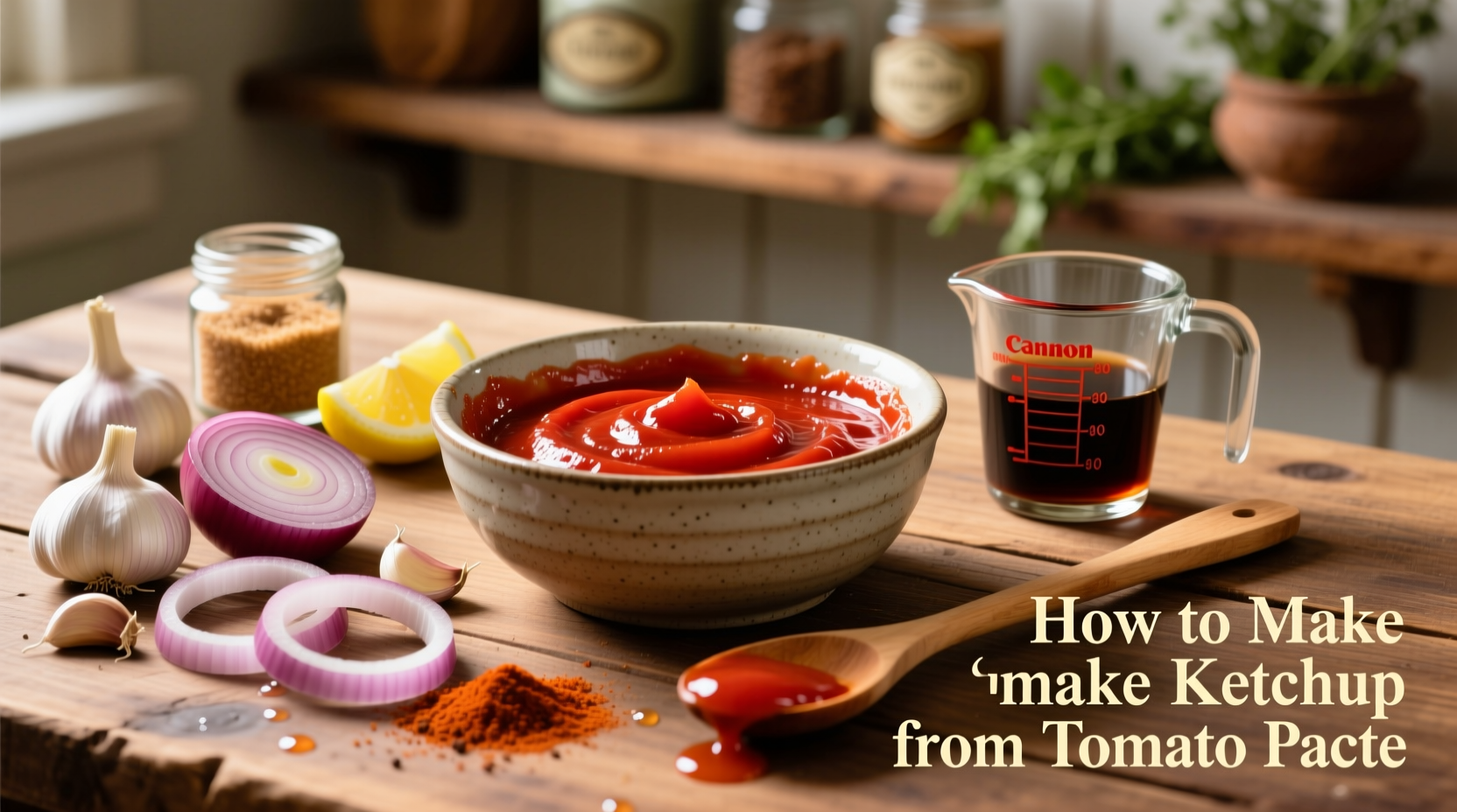 How to Make Catsup from Tomato Paste: Simple Recipe