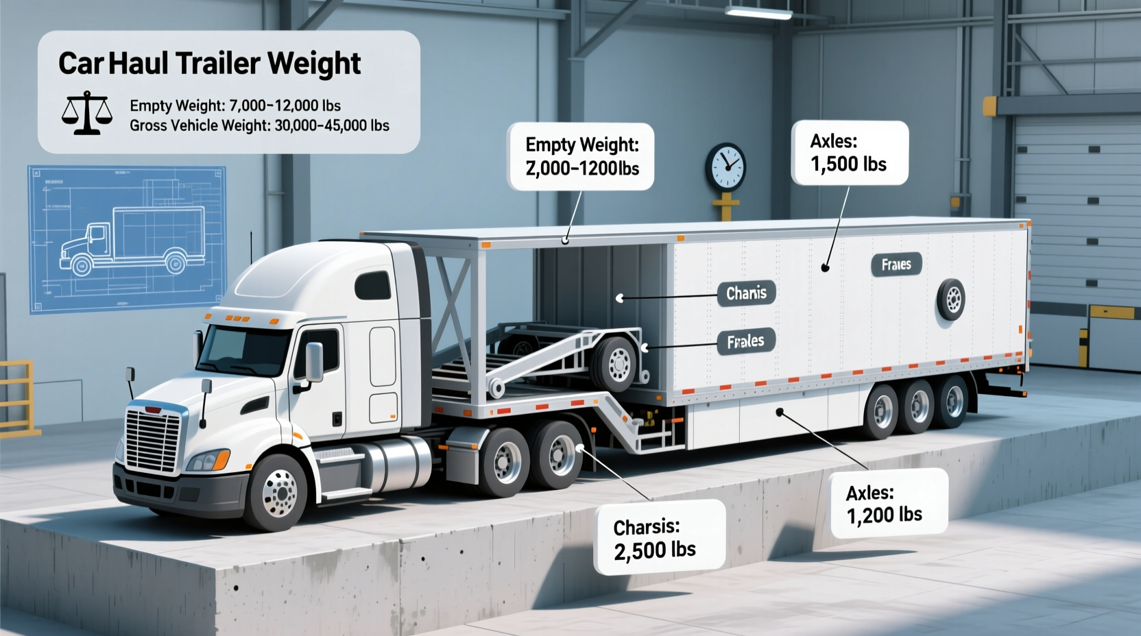 how much does a car hauler trailer weigh