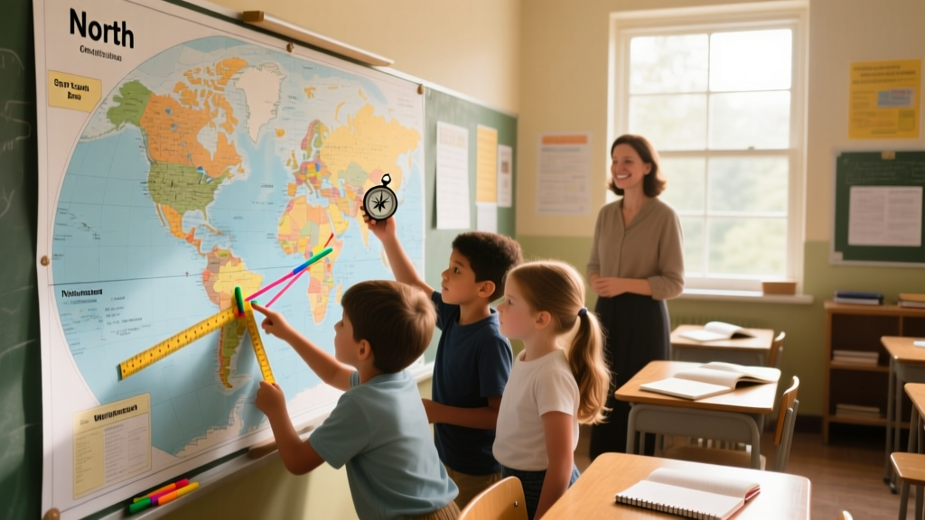 Cardinal and Intercardinal Directions on Maps: A Developmentally Appropriate Guide for Early Learners