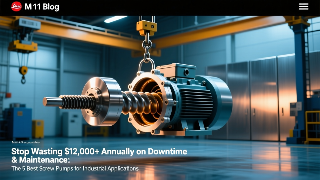 Top 5 Industrial Screw Pumps: TCO, ISO 5199 & Reliability