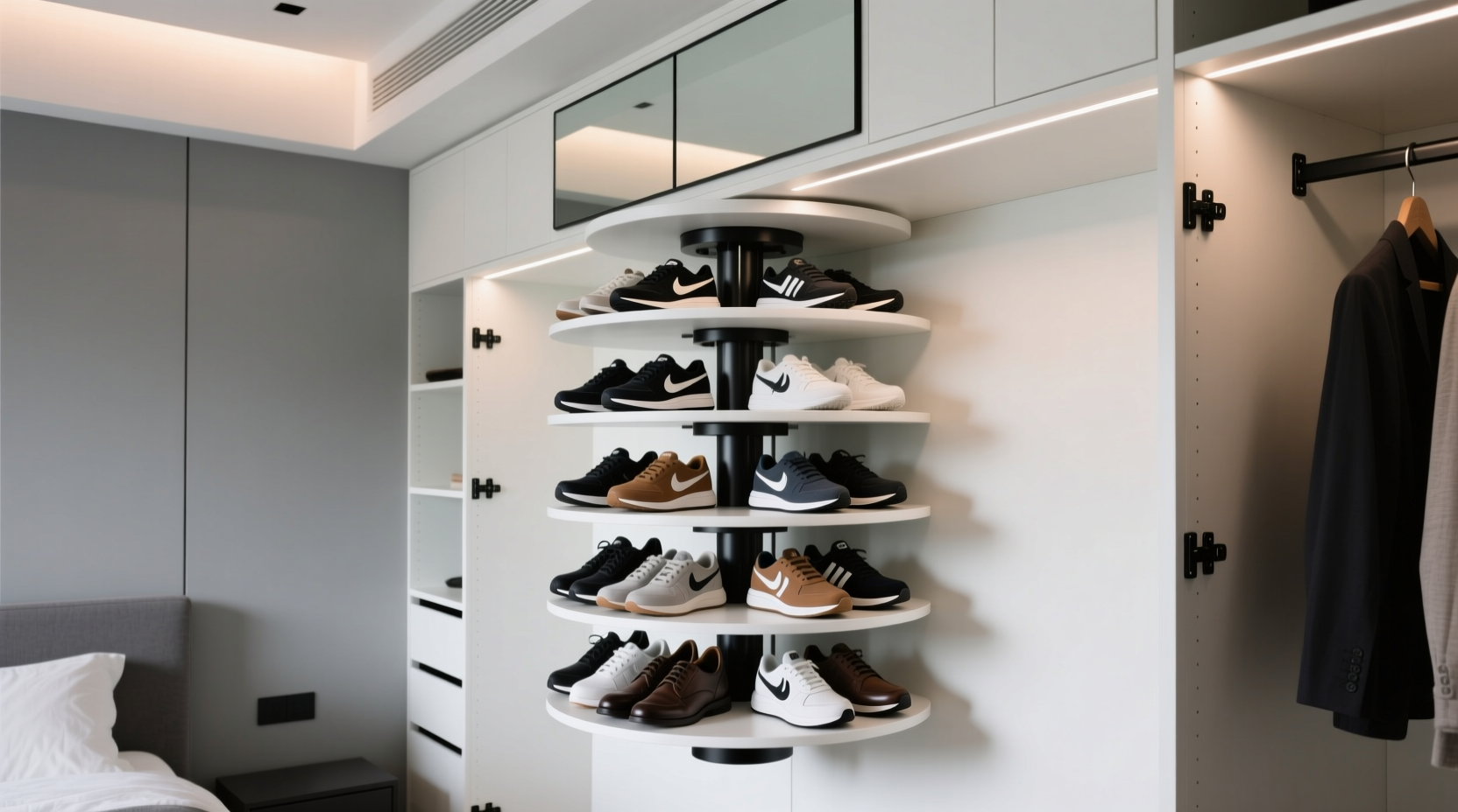 closet turntables for shoes worth it under pairs