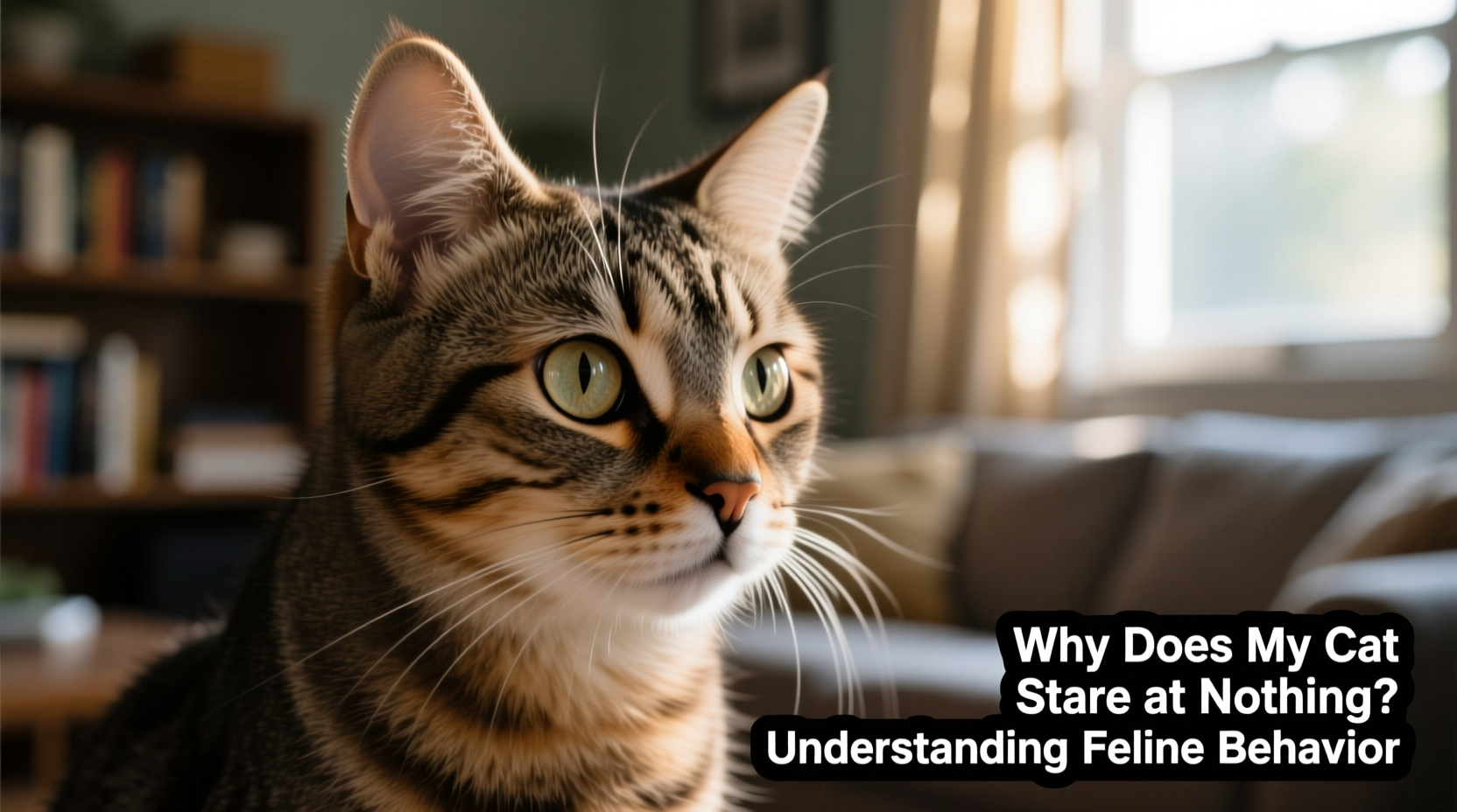 why does my cat stare at nothing understanding feline behavior