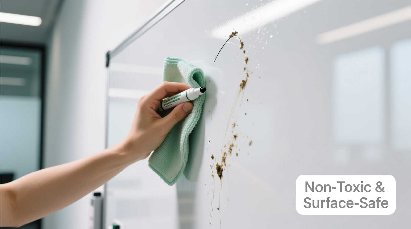 eco friendly whiteboard wall cleaning