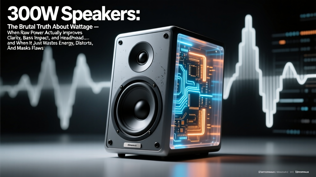 300W Speakers: The Brutal Truth About Wattage — When Raw Power Actually Improves Clarity, Bass Impact, and Headroom… and When It Just Wastes Energy, Distorts, and Masks Flaws