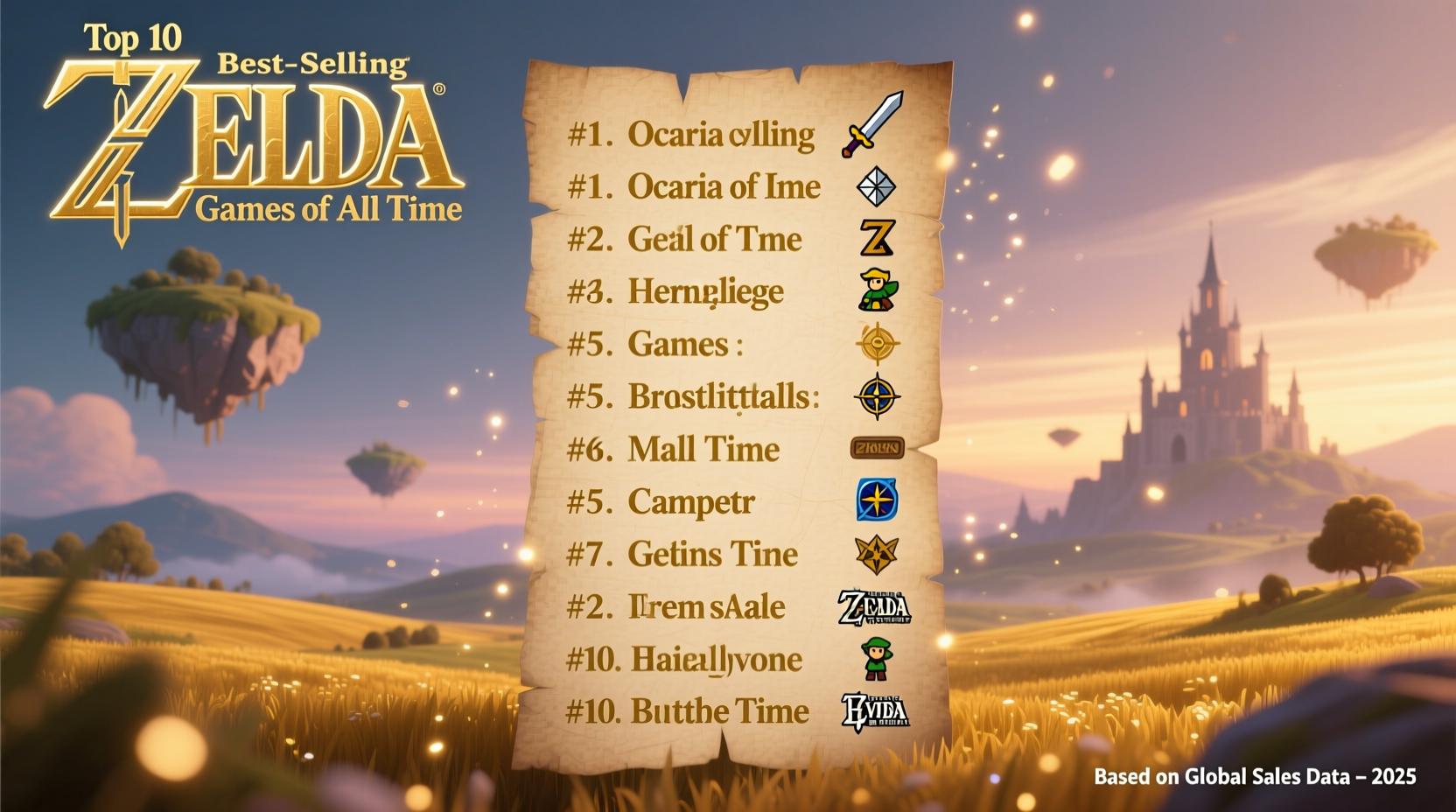 best selling zelda games