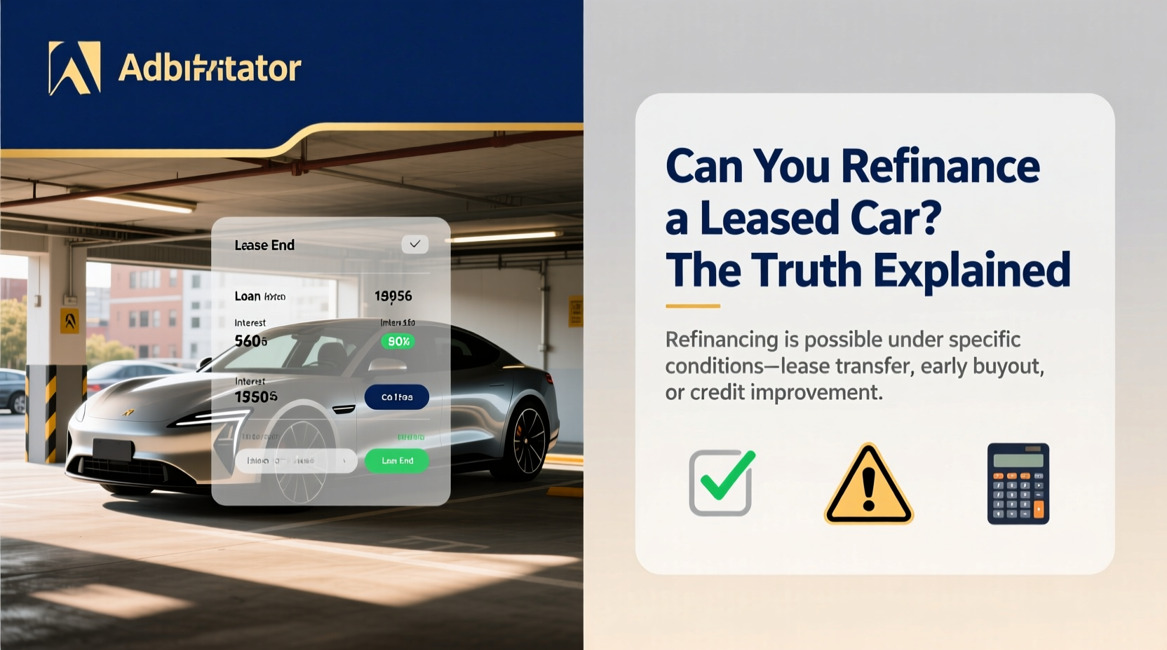 can you refinance a leased car