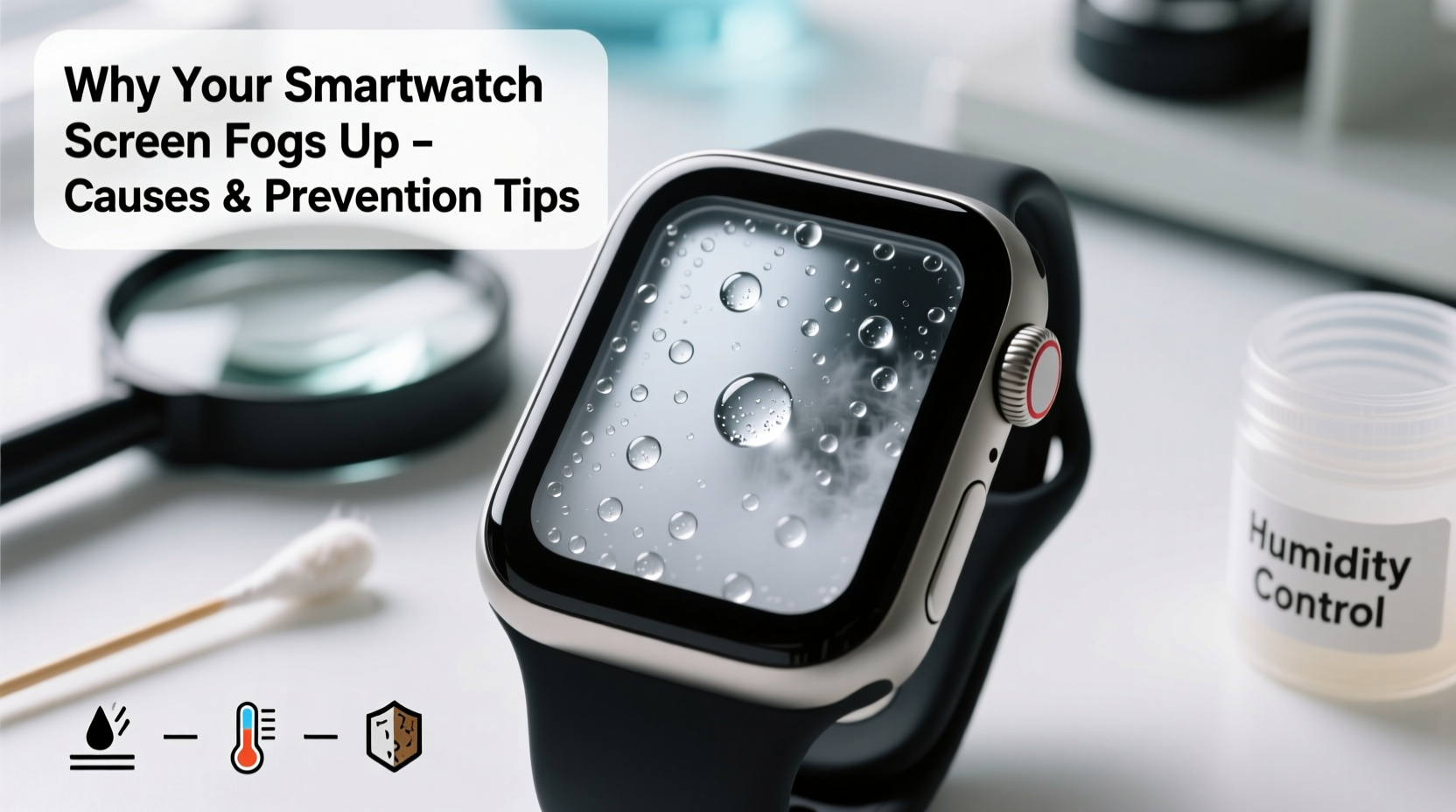 why does my smartwatch screen fog up inside causes and prevention tips