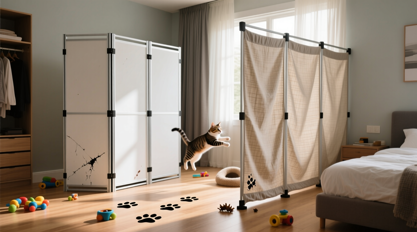 closet organization tips pet proof partitions compared