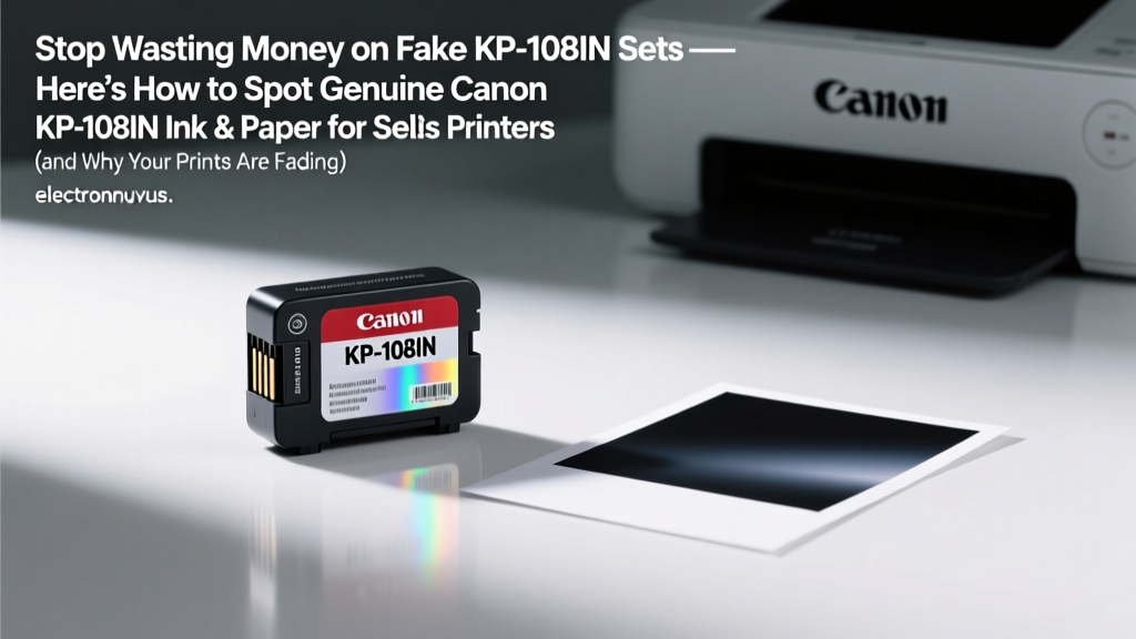 Stop Wasting Money on Fake KP-108IN Sets — Here’s How to Spot Genuine Canon KP-108IN Ink & Paper for Selphy Printers (and Why Your Prints Are Fading)