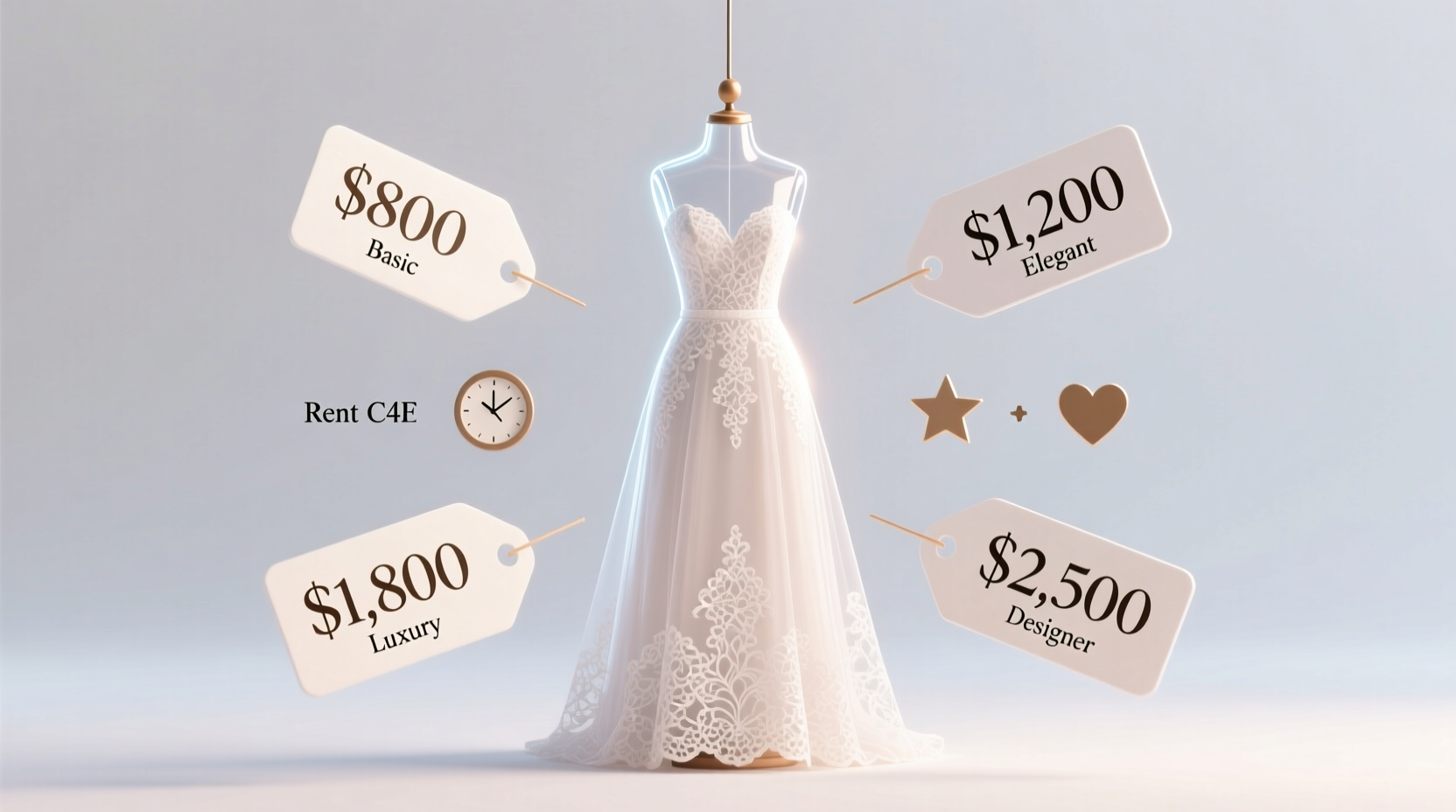 how much does it cost to rent a wedding dress