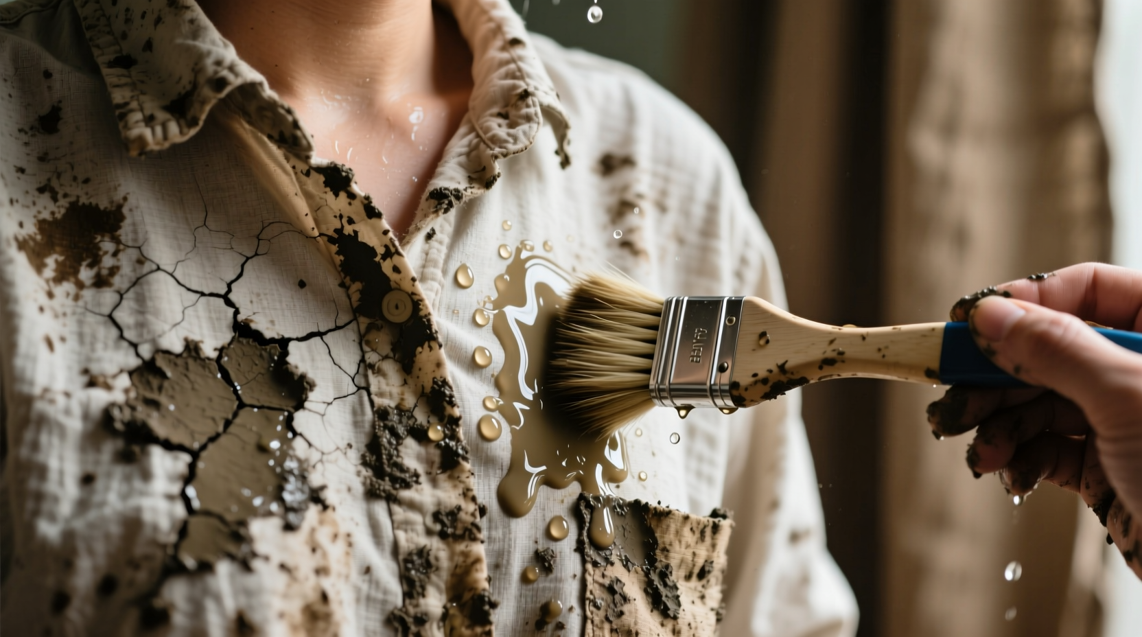 get mud stains out of anything