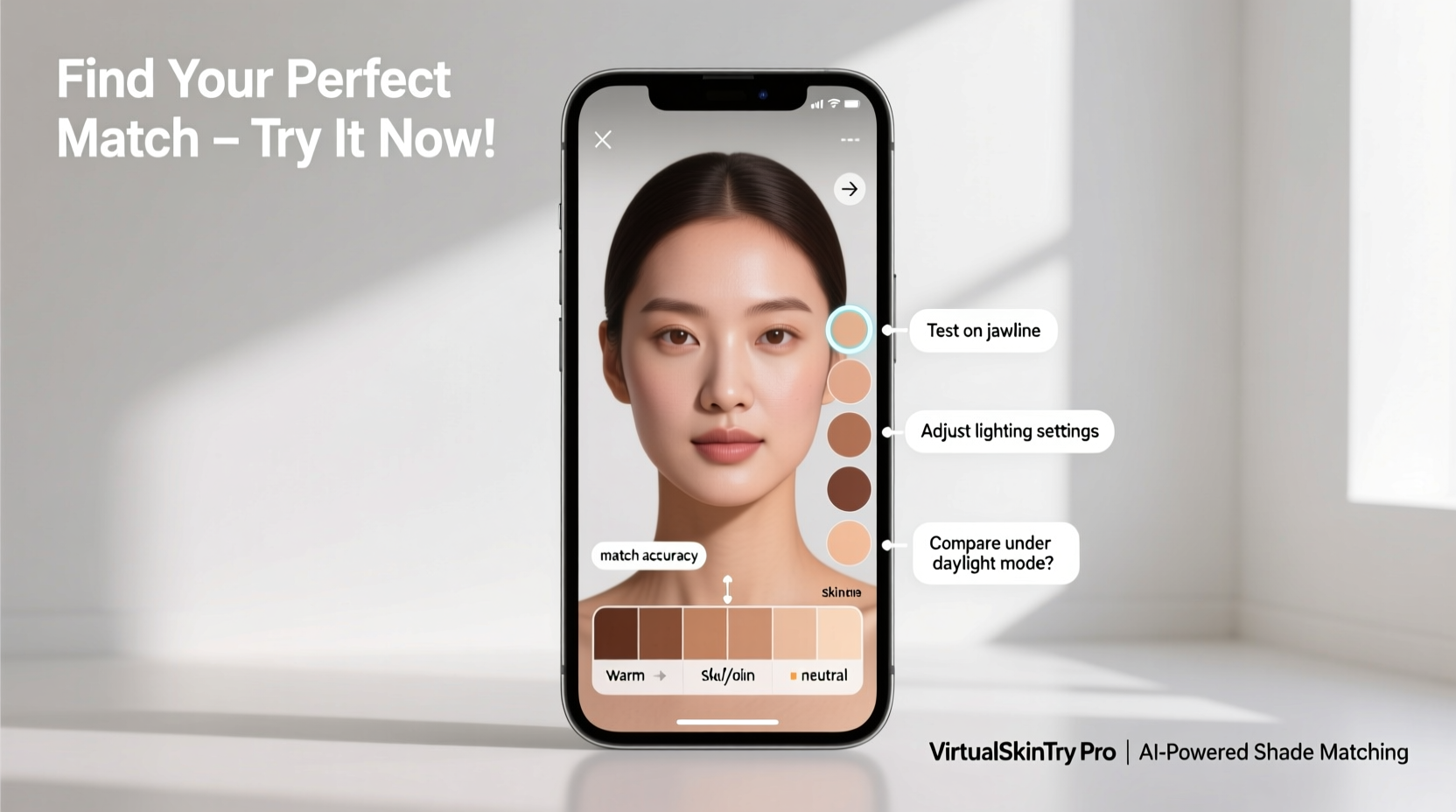 how to pick the right foundation shade online virtual try on tools