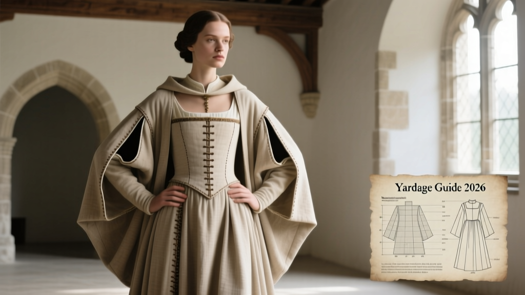 Renaissance Burgundian Houppelande Tailoring Guide 2026