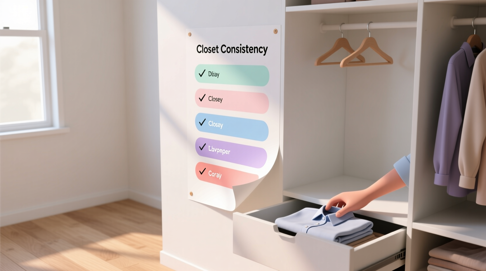 closet organization tips habit tracker worth the wall space