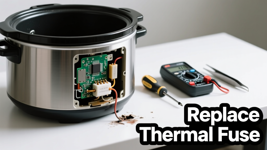 Slow Cooker Not Heating? Replace the Thermal Fuse