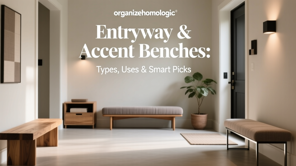Entryway & Accent Benches: Types, Uses & Smart Picks