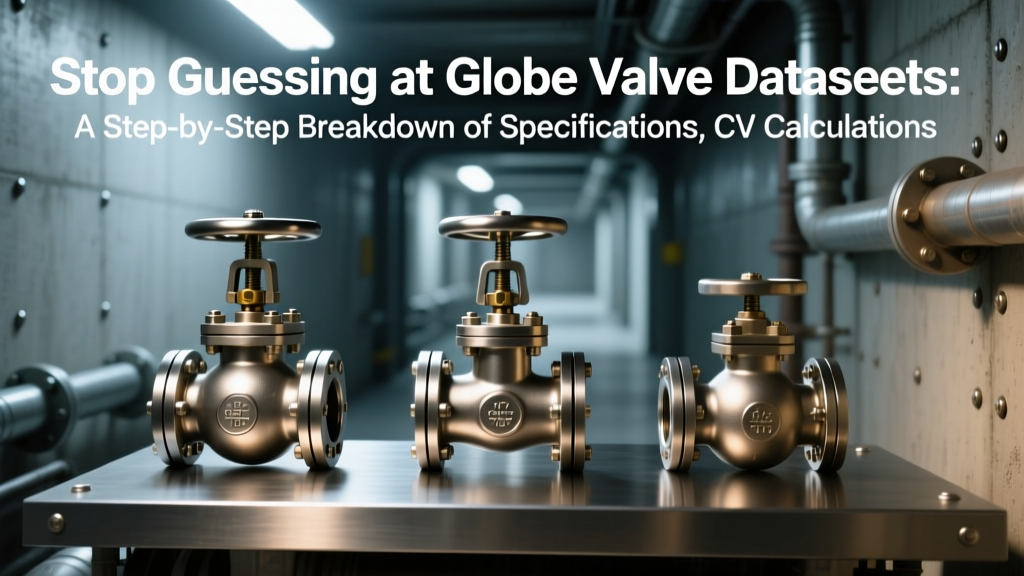 Globe Valve Datasheet Decoded: Specs, Cv, Curves