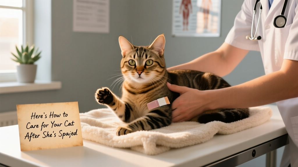 Here's How to Care for Your Cat After She's Spayed