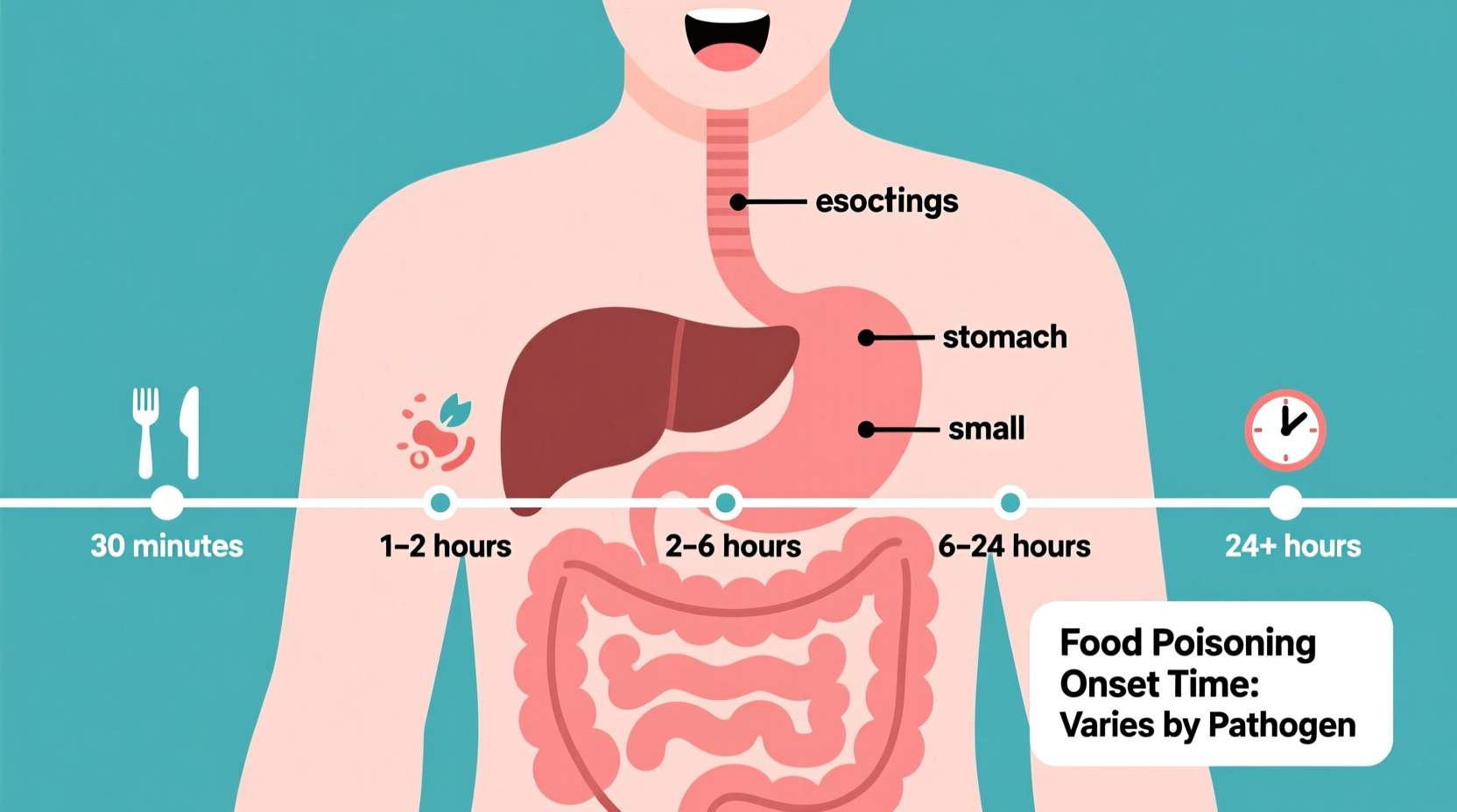 how fast does food poisoning set in