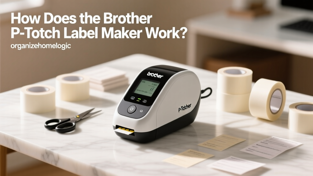 How Does the Brother P-Touch Label Maker Work?