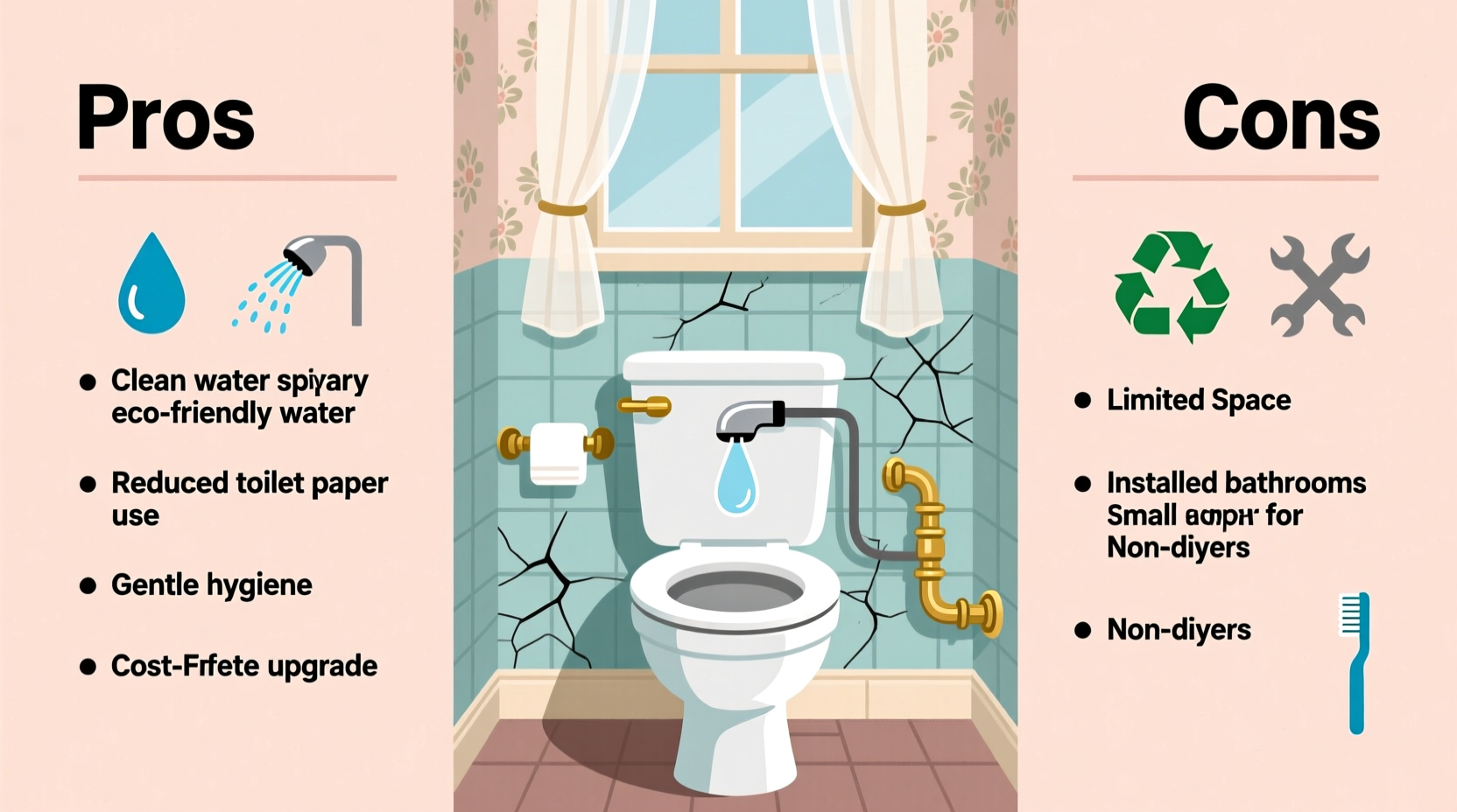 is a bidet attachment worth installing in older bathrooms pros and cons