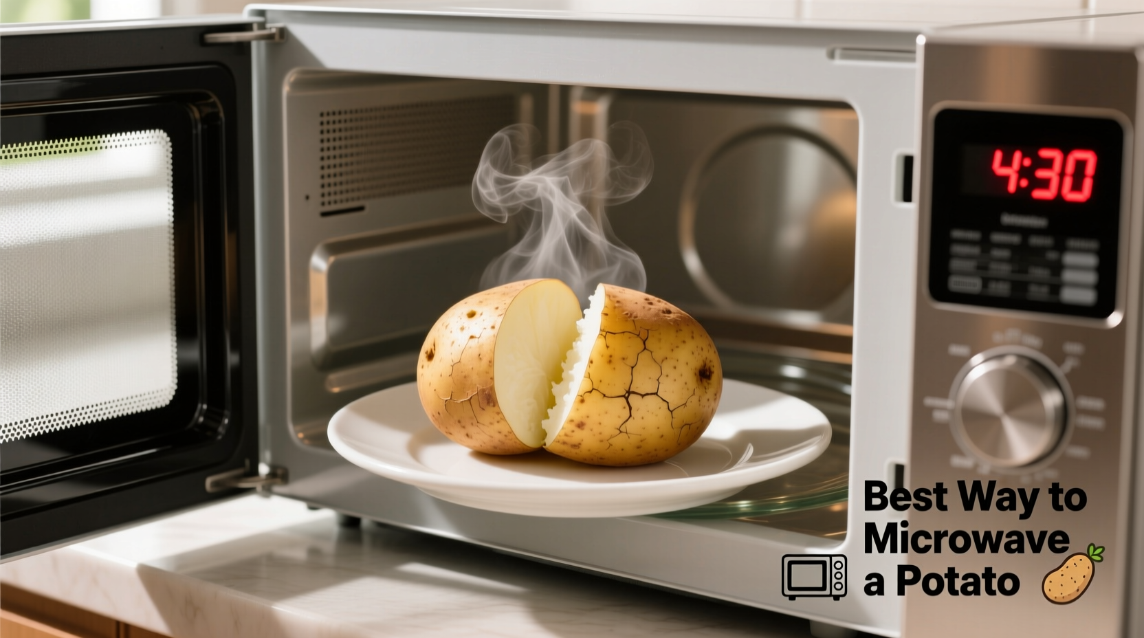 Perfect Microwave Potato: Fast, Safe & Fluffy Every Time