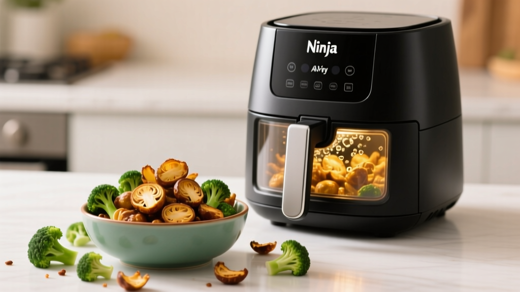 Crispy Air Fryer Sprouts in Ninja (Oil-Free & Budget)