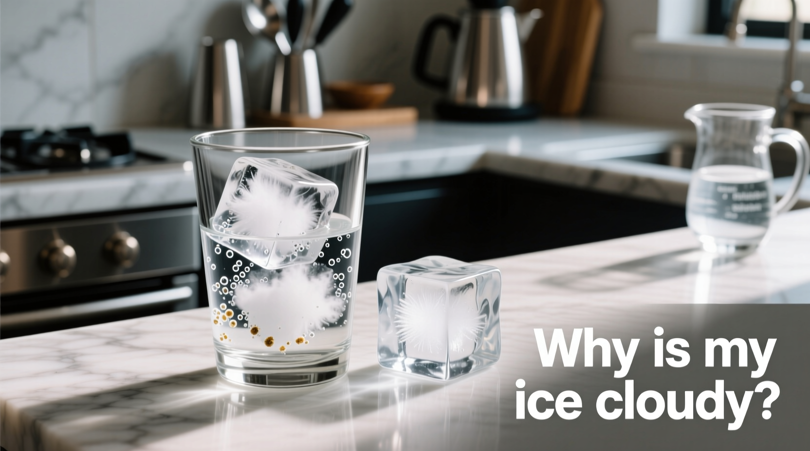 why is my ice cloudy instead of clear home barista tip