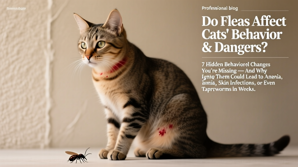 Do Fleas Affect Cats' Behavior & Dangers? 7 Hidden...