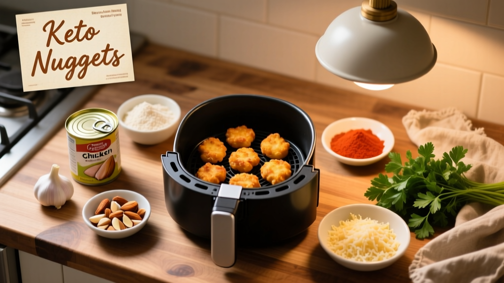 Keto Nuggets with Canned Chicken (Air Fryer Recipe)