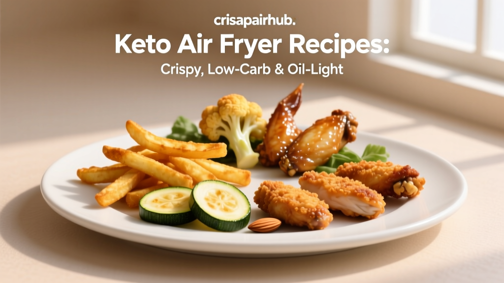 Keto Air Fryer Recipes: Crispy, Low-Carb & Oil-Light