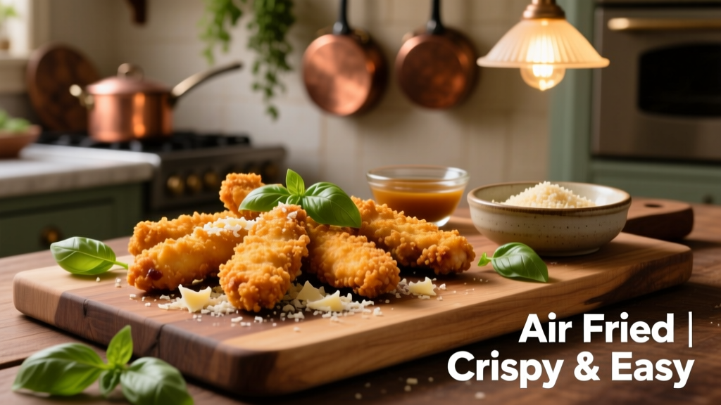 Air Fried Chicken Parmesan Tenders: Crispy & Easy