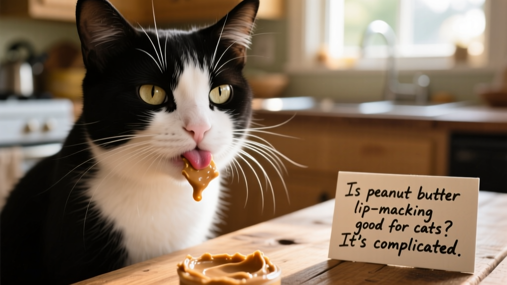 Is Peanut Butter Lip-Smacking Good for Cats? It's Complicated