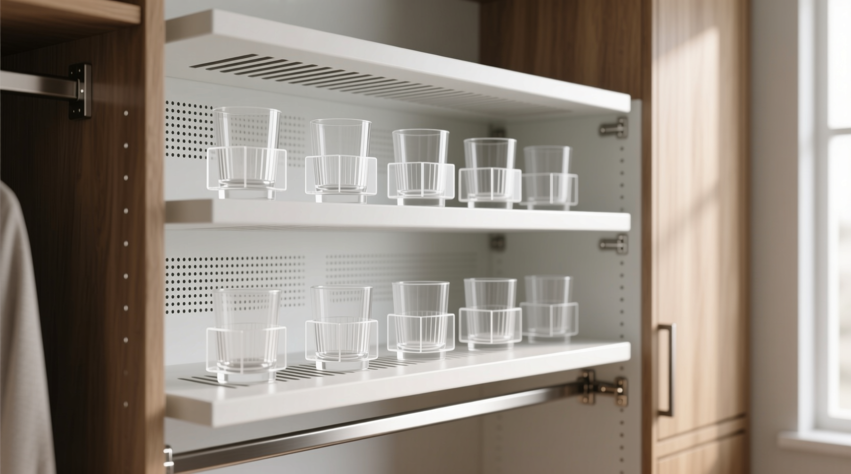 closet organization tips store tumblers without condensation