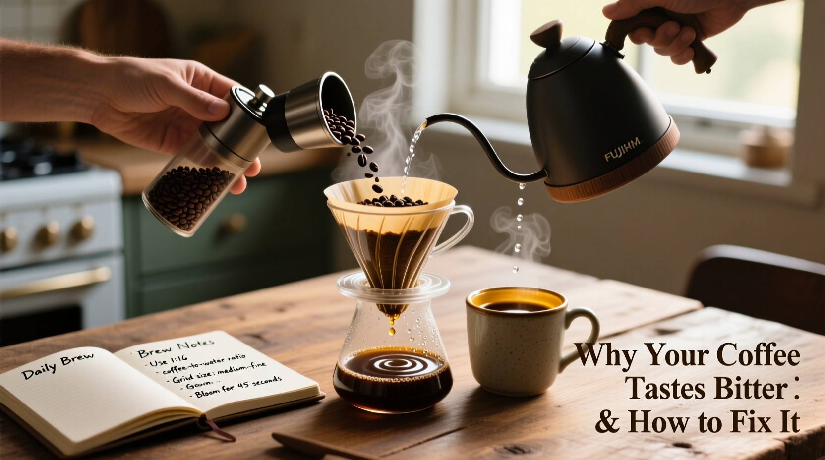 why does my coffee taste bitter and how to brew smoother cups daily