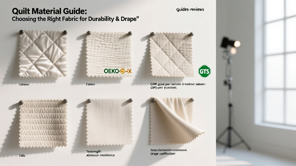 Quilt Material Guide: Choosing the Right Fabric for Durability & Drape