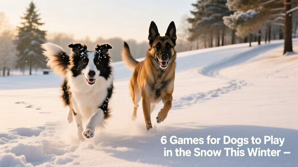 Border collie dogs and belgian shepherd dog running in the park in winter