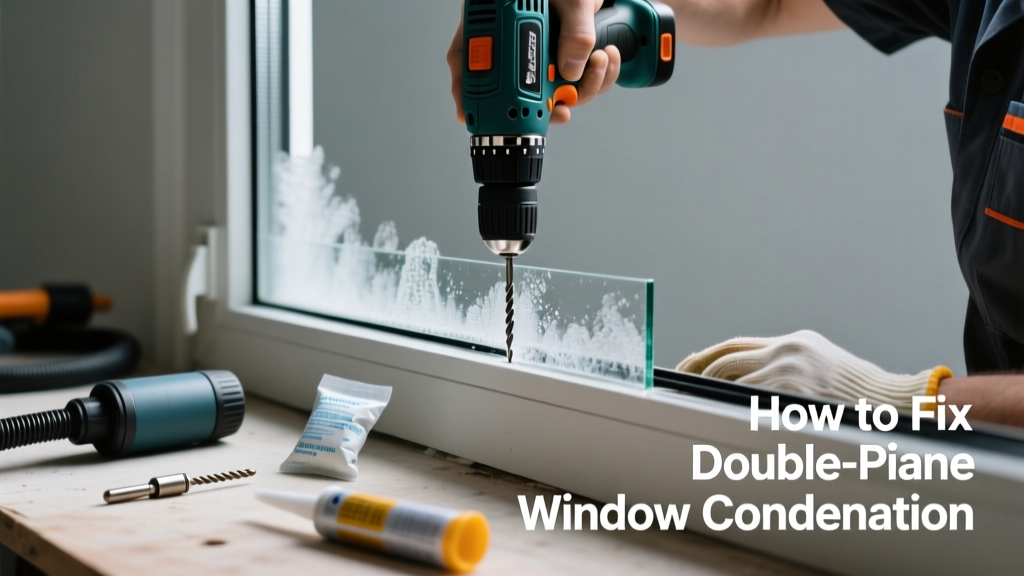 How to Fix Window Condensation Inside Double-Pane Windows