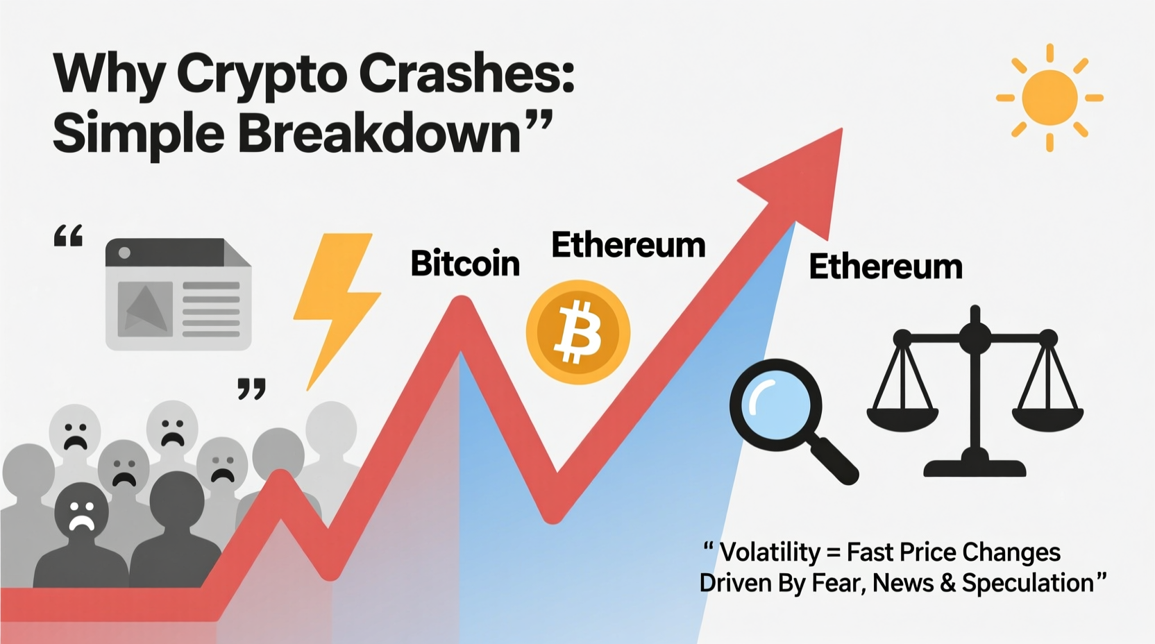 why is crypto crashing explaining market volatility simply