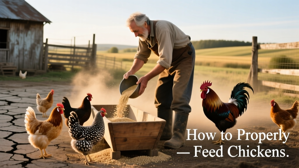 How to Properly Feed Chickens