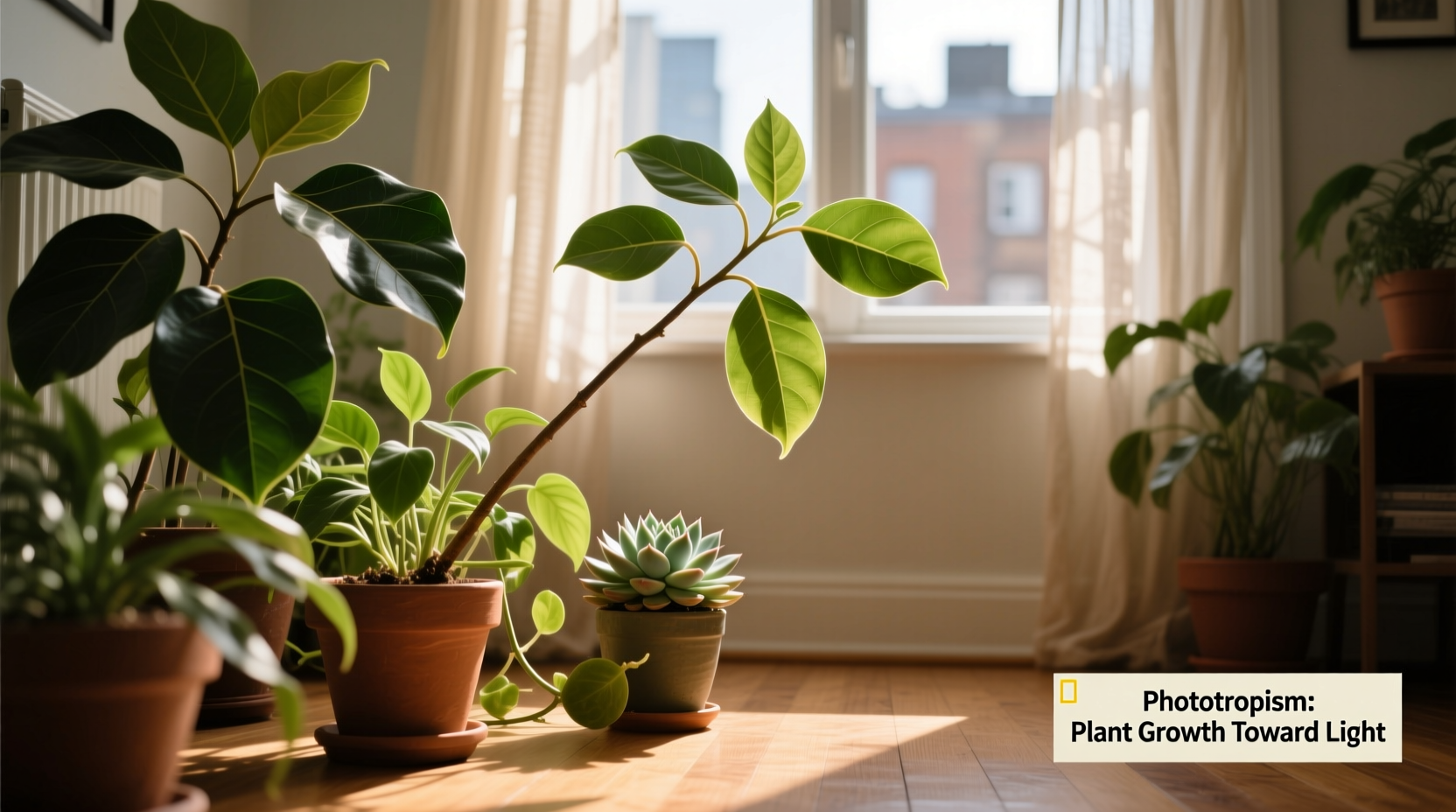 why are my houseplants leaning toward the window phototropism fixes