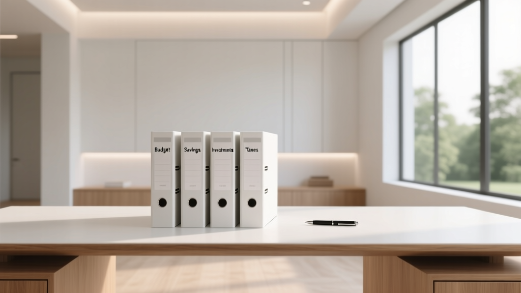 Minimalist Financial Paperwork System: 4 Folders, 12 Minu...