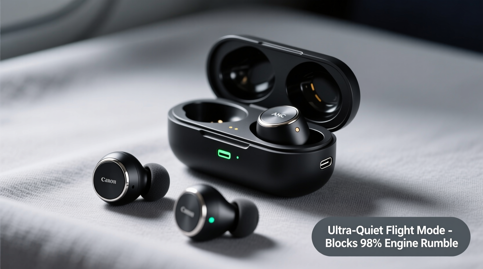 noise canceling earbuds for airplane flights which blocks engine rumble best