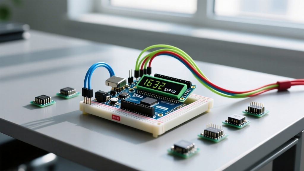 Wiring an LCD Display Arduino in Multi-Peripheral Setups