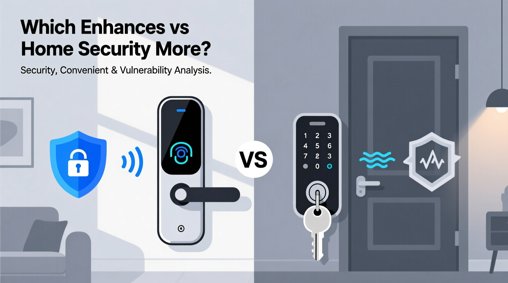 smart locks vs keyless entry systems which enhances home security more