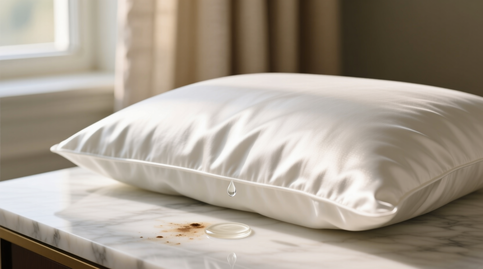 how to remove foundation stains from silk pillowcases